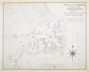 PLAN of the Town of NEWBERN in Craven County NORTH CAROLINA