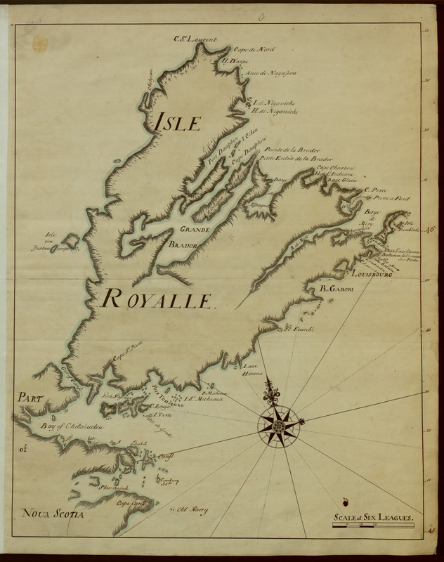 [A manuscript map of Isle Royalle]