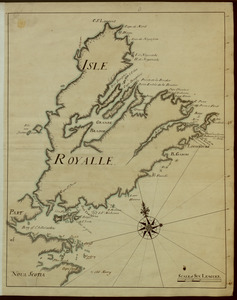 [A manuscript map of Isle Royalle]