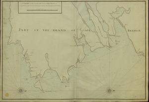 A CHART of the South East Part of l'Isle Royal, or Cape Bretton taken from the best Surveys, and the Observations of the most able Pilots