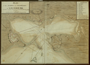A PLAN OF THE HARBOUR AND FORTIFICATIONS OF LOUISBOURG