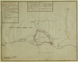 Plan of the City and Fortress of LOUISBOURG Surrendered to his Britanick Majesty by Capitulation the 17 June 1745. to Lieut. Genl. Pepperel and Commodore Warren after 55 Days Blockade and 42 days open Trenches