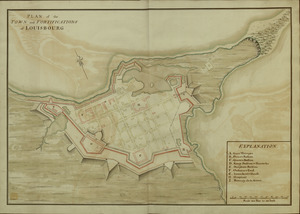PLAN of the TOWN and FORTIFICATIONS of LOUISBOURG