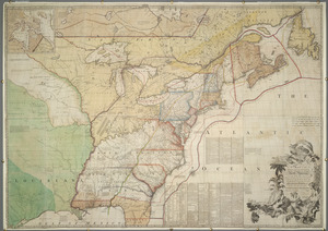 A MAP of the BRITISH COLONIES in North America