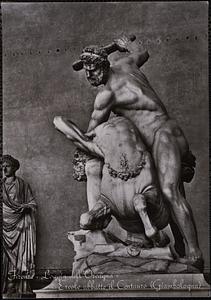 Firenze - Loggia dell'Orcagna - Ercole abbatte il Centaura (Giambologna)