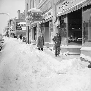 Snow storm, Union Street, New Bedford