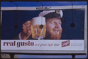 Schlitz beer billboard