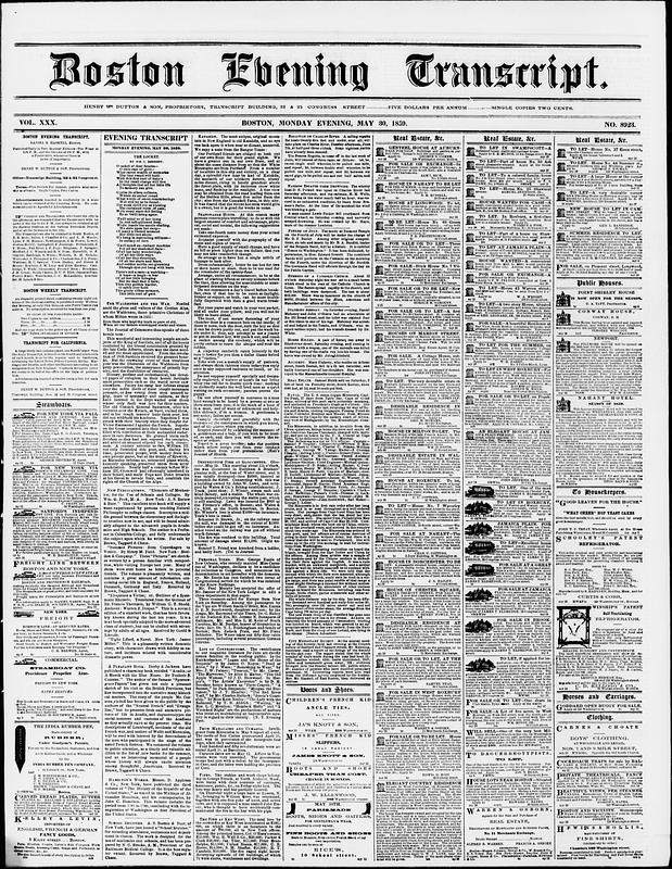 Boston Evening Transcript - Digital Commonwealth