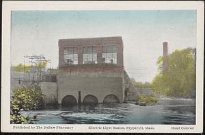 Electric light station, Pepperell