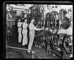 Engine room, possibly the SS Leviathan