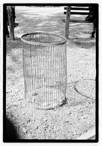 A trash can