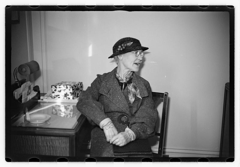 Mrs. Townsend, wife of Townsend old age plan
