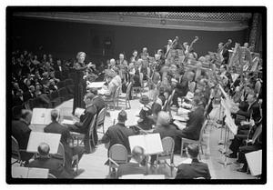 Harvard & Radcliffe Glee Clubs symphony Boulanger conducting, Symphony Hall
