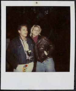 Susan Richards, right, and young woman with a camera