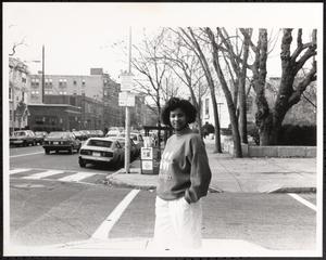 Young woman in turtleneck sweater