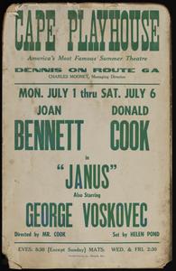 Joan Bennett, Donald Cook in "Janus"