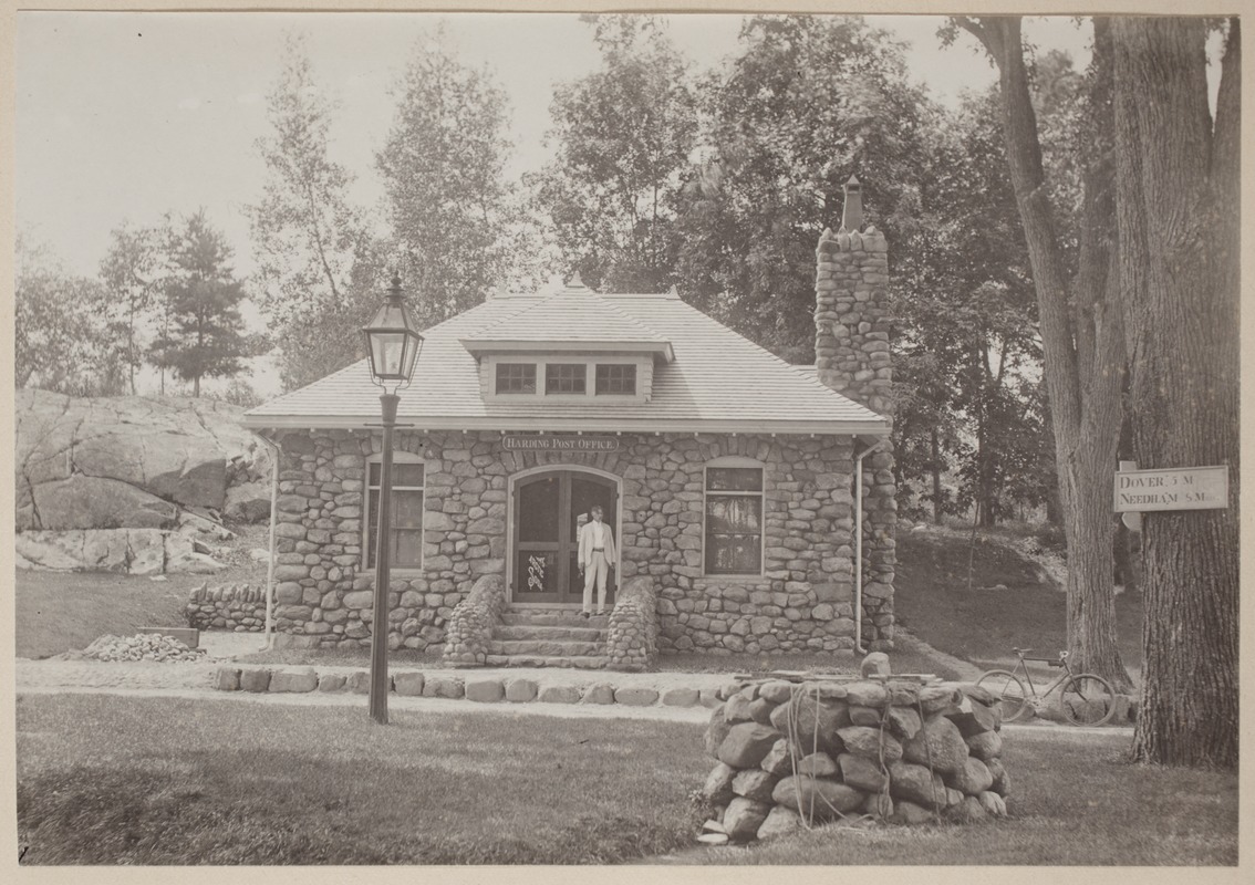 Photograph Album of the Newell Family of Newton, Massachusetts - Harding Post Office -
