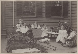 Photograph Album of the Newell Family of Newton, Massachusetts - Children at Play -