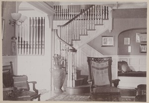 Photograph Album of the Newell Family of Newton, Massachusetts - Interior of Rev. Julian C. Jaynes Residence -