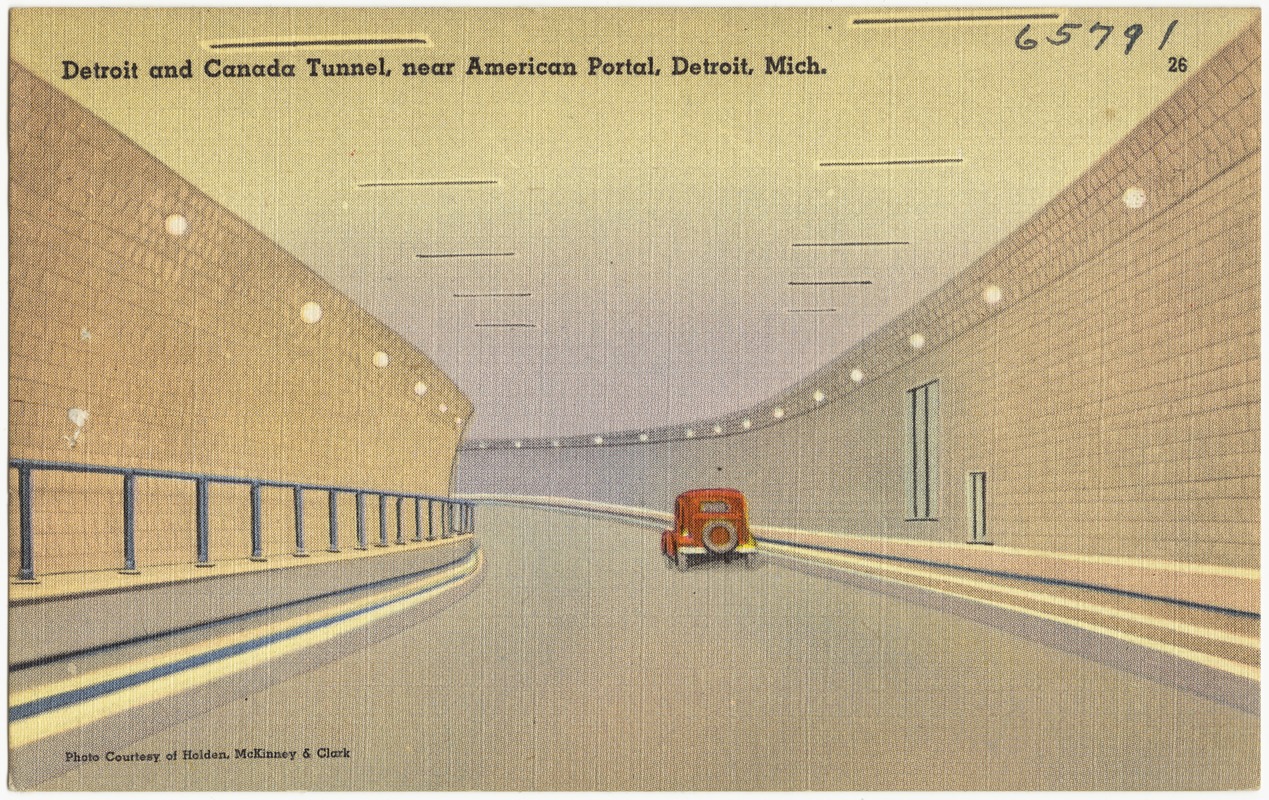 Detroit and Canada Tunnel, near American Portal, Detroit, Mich.