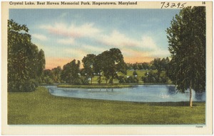 Crystal Lake, Rest Haven Memorial Park, Hagerstown, Maryland