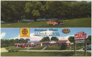 Antietam Motel, U. S. Route 40 -- 1 mile east, Hagerstown, Maryland