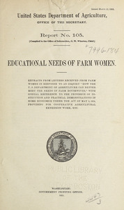 Educational needs of farm women
