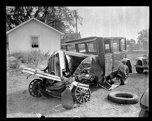 Damaged car