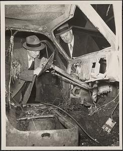 Burned automobile