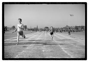 Boys running