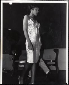Young woman in a fancy dress