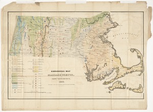 Geological map of Massachusetts