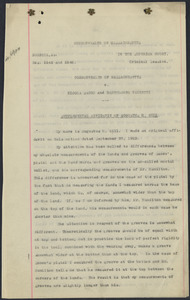 Sacco-Vanzetti Case Records, 1920-1928. Defense Papers. Supplemental Affidavit of Augustus H. Gill, October 24, 1923. Box 16, Folder 25, Harvard Law School Library, Historical & Special Collections