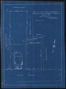 Plan of land at Buzzards Bay, Mass., belonging to the N.E. Telephone & Telegraph Co.