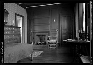 Derby House, Salem: interior, bedroom