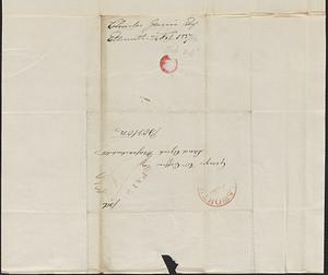 Charles Jarvis to George Coffin. 24 February 1837