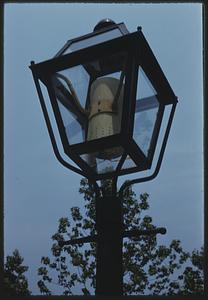 View of lamppost, Philadelphia, Pennsylvania