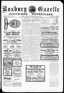 Roxbury Gazette and South End Advertiser, April 29, 1911