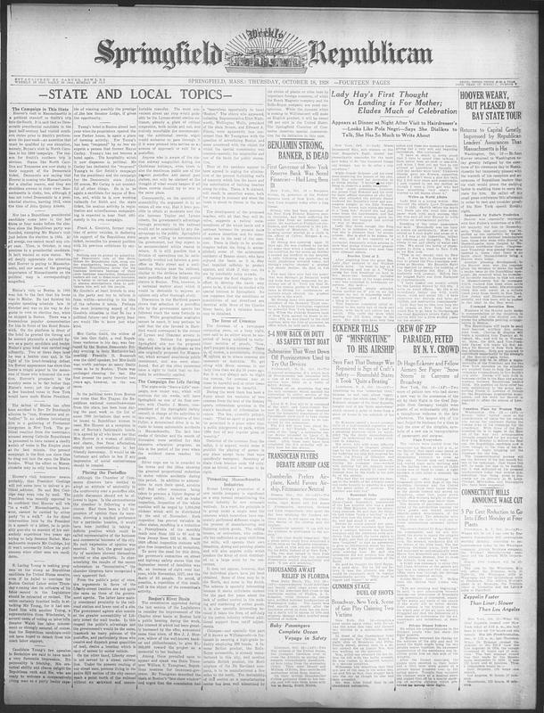 Springfield Weekly Republican - Digital Commonwealth