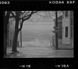 Waterfront during storm