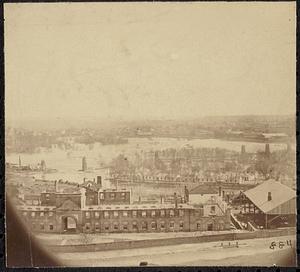 Panoramic view of Richmond in ruins