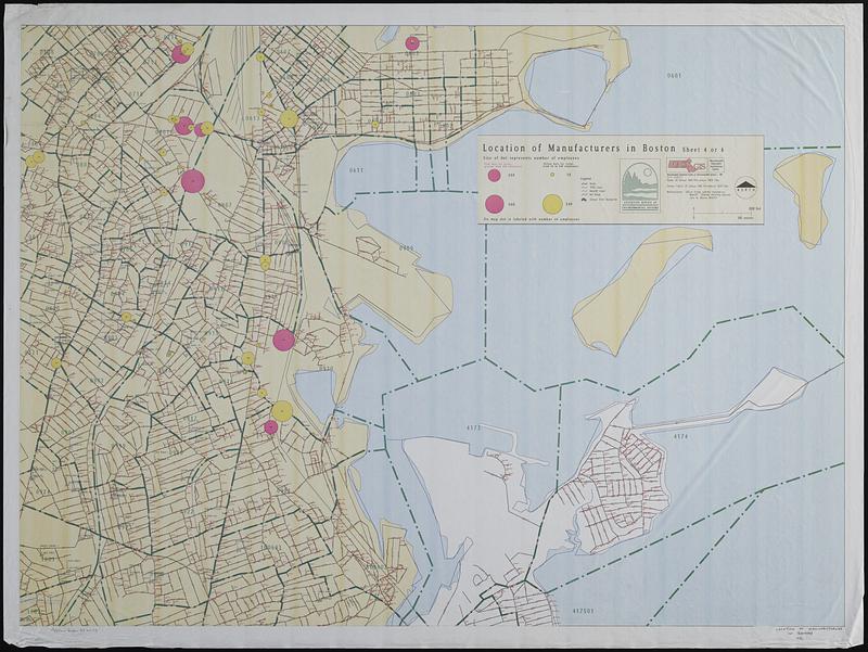 Location of manufacturers in Boston sheet 4 or 6