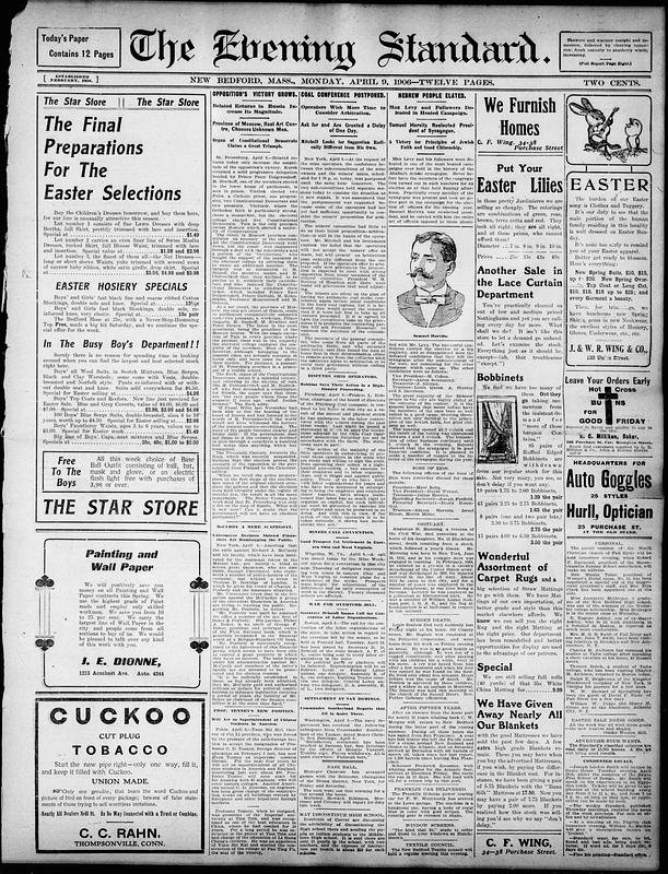 Evening Standard. April 09, 1906 - Digital Commonwealth