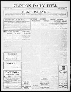 Clinton Daily Item. July 07, 1924 - Digital Commonwealth