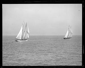 Two fishing schooners