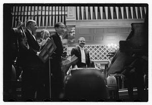 Sanroma Jesus at Boston Pops performance close ups from under the piano