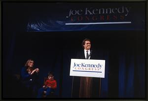 Cambridge, MA 1986 - Joe Kennedy announces his run for congress