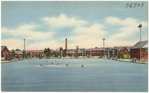 Recruit Outdoor Swimming Pool, Marine Corps Recruit Depot, Parris Island, S. C.