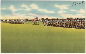 Passing in review, Marine Corps Recruit Depot, Parris Island, S. C.