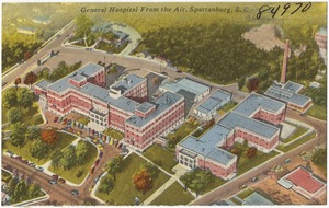 General Hospital from the air, Spartanburg, S. C.